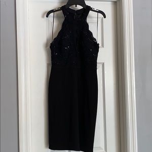 Black party, dance, wedding guest dress